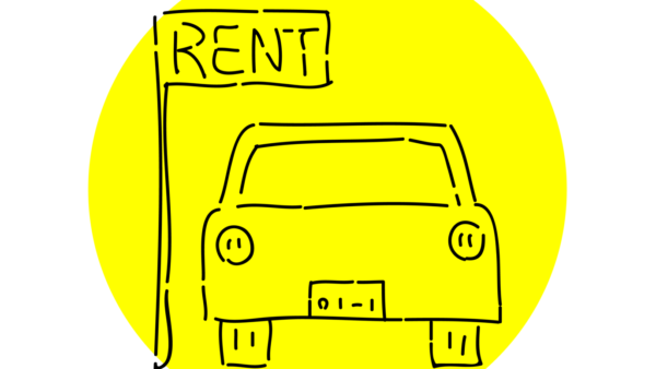 相手がレンタカー